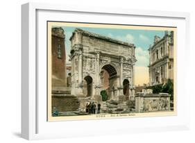 Arch of Septimus Severus, Rome-null-Framed Art Print