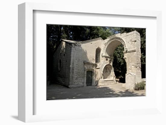 Arch of the 12th Century Saint Cesaire Abbey-Guy Thouvenin-Framed Photographic Print