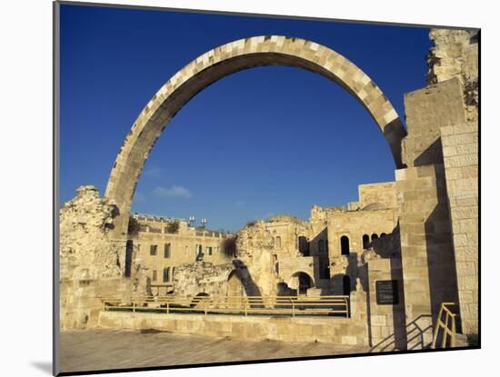 Arch of the Hurva Synagogue in the Jewish Quarter of the Old City of Jerusalem, Israel, Middle East-Simanor Eitan-Mounted Photographic Print