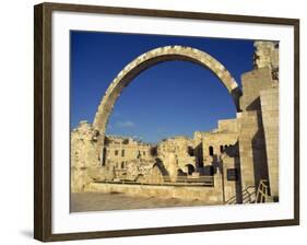 Arch of the Hurva Synagogue in the Jewish Quarter of the Old City of Jerusalem, Israel, Middle East-Simanor Eitan-Framed Photographic Print