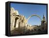 Arch of the Hurva Synagogue, Old Walled City, Jerusalem, Israel, Middle East-Christian Kober-Framed Stretched Canvas