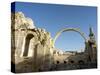 Arch of the Hurva Synagogue, Old Walled City, Jerusalem, Israel, Middle East-Christian Kober-Stretched Canvas