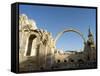 Arch of the Hurva Synagogue, Old Walled City, Jerusalem, Israel, Middle East-Christian Kober-Framed Stretched Canvas