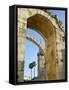 Arch of the Hurva Synagogue, Old Walled City, Jerusalem, Israel, Middle East-Christian Kober-Framed Stretched Canvas