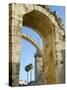 Arch of the Hurva Synagogue, Old Walled City, Jerusalem, Israel, Middle East-Christian Kober-Stretched Canvas