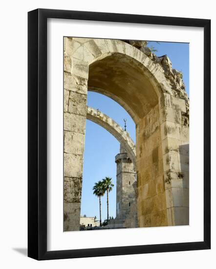 Arch of the Hurva Synagogue, Old Walled City, Jerusalem, Israel, Middle East-Christian Kober-Framed Photographic Print