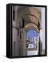 Arch of the Monjas, Vejer De La Frontera, Andalucia, Spain-Jean Brooks-Framed Stretched Canvas