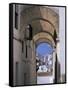 Arch of the Monjas, Vejer De La Frontera, Andalucia, Spain-Jean Brooks-Framed Stretched Canvas