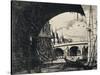 Arch of the Pont Notre-Dame, 1915-CH Meryon-Stretched Canvas