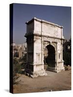 Arch of Titus, Commemorating Capture of Jerusalem in 70 AD, Rome, Lazio, Italy-Walter Rawlings-Stretched Canvas