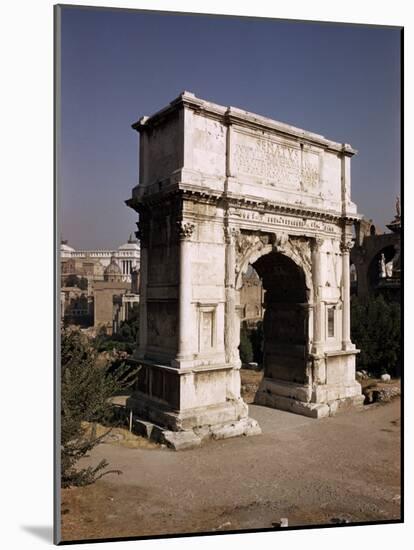 Arch of Titus, Commemorating Capture of Jerusalem in 70 AD, Rome, Lazio, Italy-Walter Rawlings-Mounted Photographic Print