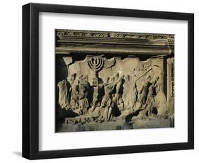 Arch of Titus on the Forum in Rome-null-Framed Premium Giclee Print