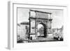 Arch of Titus, Part of a Series of 'Views of Rome', 1845 (Engraving)-Carlo Piccoli-Framed Giclee Print