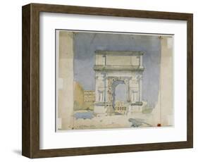 Arch of Titus, Rome, 1891-Charles Rennie Mackintosh-Framed Giclee Print