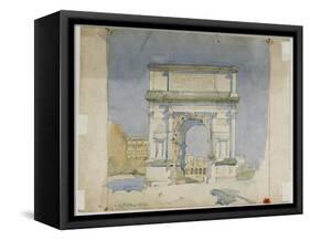 Arch of Titus, Rome, 1891-Charles Rennie Mackintosh-Framed Stretched Canvas