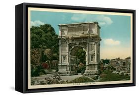 Arch of Titus, Rome-null-Framed Stretched Canvas