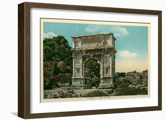 Arch of Titus, Rome-null-Framed Art Print