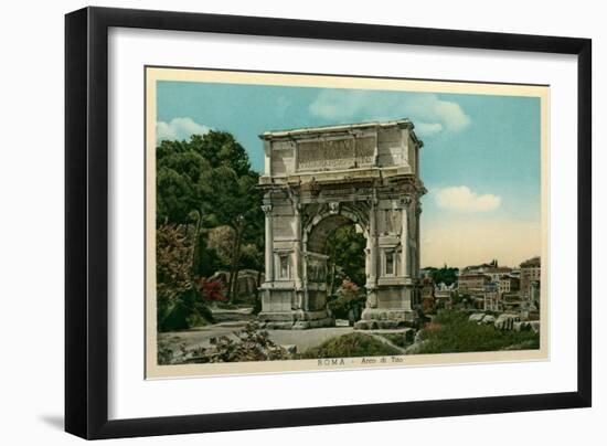 Arch of Titus, Rome-null-Framed Art Print