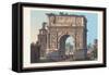 Arch of Trajan at Benevento-M. Dubourg-Framed Stretched Canvas