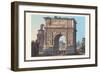 Arch of Trajan at Benevento-M. Dubourg-Framed Art Print
