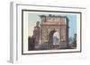 Arch of Trajan at Benevento-M. Dubourg-Framed Art Print