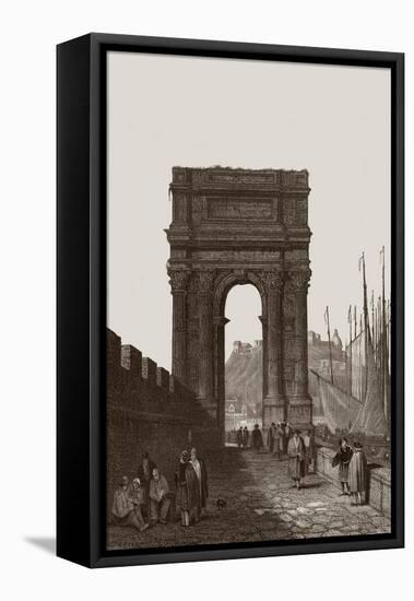 Arch of Trajan-Samuel Prout-Framed Stretched Canvas