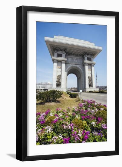 Arch of Triumph, Pyongyang, North Korea (Democratic People's Republic of Korea), Asia-Gavin Hellier-Framed Photographic Print