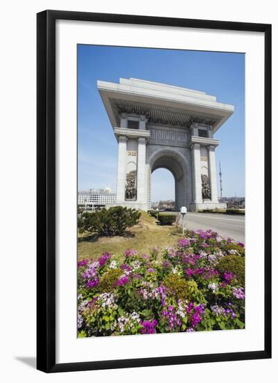 Arch of Triumph, Pyongyang, North Korea (Democratic People's Republic of Korea), Asia-Gavin Hellier-Framed Photographic Print