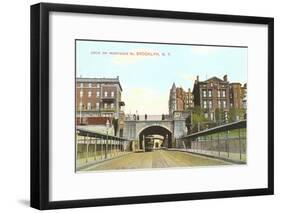 Arch on Montague Street, Brooklyn, New York City-null-Framed Art Print