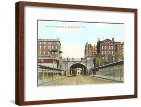 Arch on Montague Street, Brooklyn, New York City-null-Framed Art Print