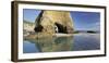 Arch, Rock Hole, Wharariki Beach, Tasman, South Island, New Zealand-Rainer Mirau-Framed Photographic Print