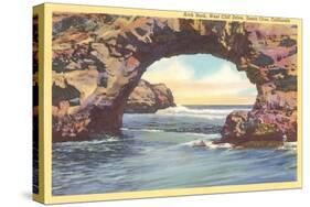Arch Rock, Santa Cruz, California-null-Stretched Canvas