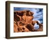 Arch Rock, Valley of Fire State Park, Nevada, USA-Charles Sleicher-Framed Photographic Print