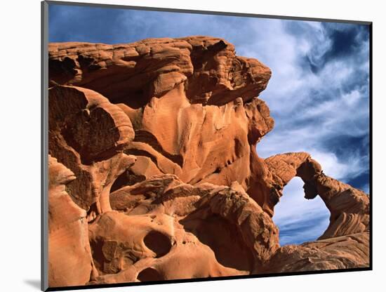 Arch Rock, Valley of Fire State Park, Nevada, USA-Charles Sleicher-Mounted Photographic Print