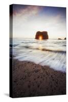 Arch Star and Beach Scene, Mendocino Coast, Northern California-Vincent James-Stretched Canvas