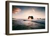 Arch Star at Blues Beach, Elephant Rock, Fort Bragg, Mendocino Coast-Vincent James-Framed Photographic Print