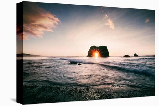 Arch Star at Blues Beach, Elephant Rock, Fort Bragg, Mendocino Coast-Vincent James-Stretched Canvas