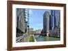 Arch Tour Boats-Larry Malvin-Framed Photographic Print