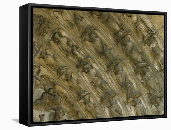 Arch with the Nine Choirs of the Angels, the South Porch-null-Framed Stretched Canvas