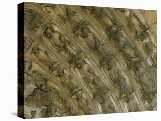 Arch with the Nine Choirs of the Angels, the South Porch-null-Stretched Canvas