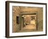 Archaeological Excavation Site in Akrotiri on Thera, Now Santorini, Greece-null-Framed Giclee Print