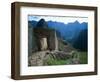 Archaeological Ruins on Machu Picchu Hillside-Jim Zuckerman-Framed Photographic Print