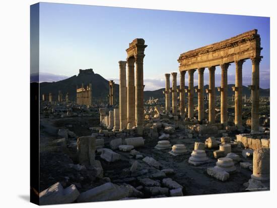 Archaeological Site, Palmyra, Unesco World Heritage Site, Syria, Middle East-Bruno Morandi-Stretched Canvas