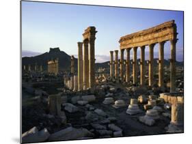 Archaeological Site, Palmyra, Unesco World Heritage Site, Syria, Middle East-Bruno Morandi-Mounted Photographic Print