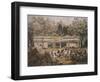 Archaeologists Catherwood and Stephens Measuring Temple of Tulum, Yucatan, Mexico-Frederick Catherwood-Framed Giclee Print