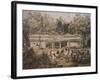 Archaeologists Catherwood and Stephens Measuring Temple of Tulum, Yucatan, Mexico-Frederick Catherwood-Framed Giclee Print