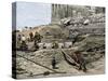 Archaeologists Excavating Ancient Ruins on the Acropolis, Athens, 1890s-null-Stretched Canvas