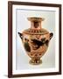 Archaic Ionian Hydria Depicting Heracles Bringing Cerberus to Eurystheus, 530 BC-Greek-Framed Giclee Print