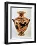 Archaic Ionian Hydria Depicting Heracles Bringing Cerberus to Eurystheus, 530 BC-Greek-Framed Giclee Print