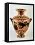 Archaic Ionian Hydria Depicting Heracles Bringing Cerberus to Eurystheus, 530 BC-Greek-Framed Stretched Canvas